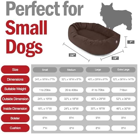 Majestic Pet 24 Inch Suede Calming Dog Bed Washable – Cozy Soft Round Dog Bed - Image 3