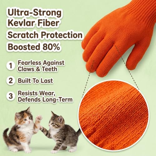 Cat Gloves Bite Proof, Cat Handling Gloves - Image 4
