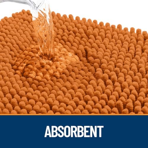 OLANLY Dog Door Mat for Muddy Paws 59x24, Super Absorbent Chenille Mud Mat - Image 3