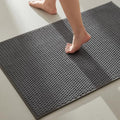 TYUU Bathroom Rugs Non Slip Washable, Super Absorbent Thin Bath Mat Quick Dry by TYUU