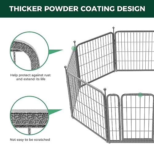 FXW Aster Dog Playpen Designed for Yard, 16 Panels - Image 4
