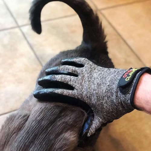 Pet Grooming Gloves for Dogs and Cats Deshedding Brush and Bathing Mitt - Image 6