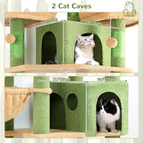 Globlazer Cactus Cat Tree Tower - Image 4