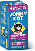 Jonny Cat Heavy Duty Tear-Resistant Litter Box Liners: Scented Jumbo 7ct by JonnyCat