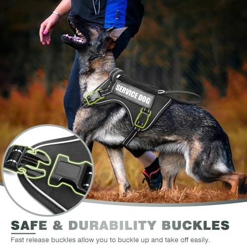 WINSEE Tactical Dog Harness, No Pull Dog Harness - Image 5