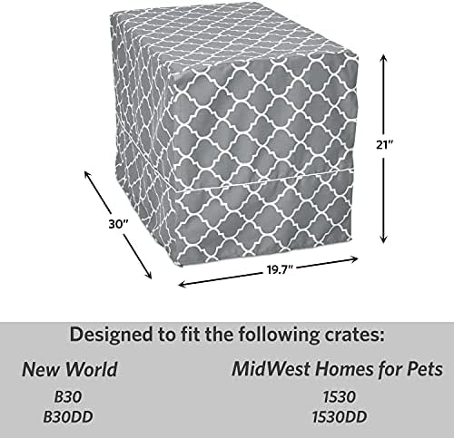 MidWest Homes for Pets Medium Dog Crate Cover Featuring Teflon Fabric Protector - Image 7