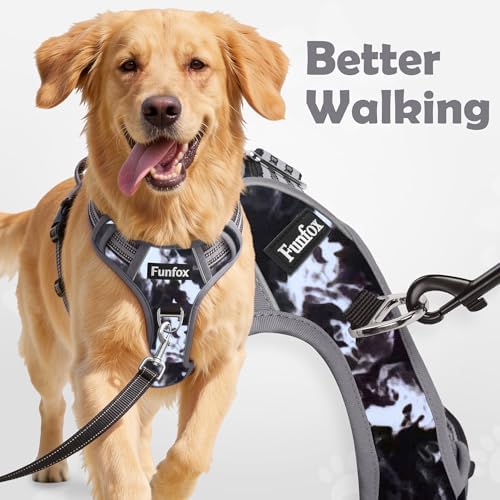 Funfox Dog Harness No Pull, Adjustable Pet Vest Harness, Super Soft Material - Image 2