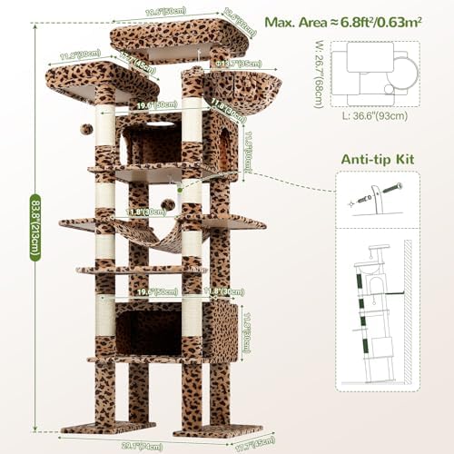 Globlazer Giant Tall Heavy Duty Cat Tower - Image 6