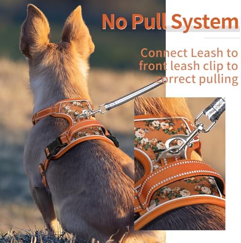 HEELE Dog Harness, No Pull Adjustable Padded Reflective Harness - Image 5