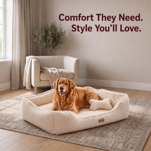 Cooling Orthopedic Dog Bed for Medium Dogs, Memory Foam, Washable Cover - Image 6