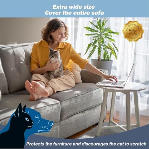 18 Pack Cat Scratch Furniture Protector Anti-Scratch Deterrent Tapes Premium - Image 5