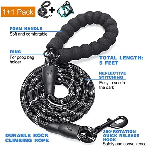 tobeDRI No Pull Dog Harness Adjustable Reflective Oxford Easy Control Medium - Image 2