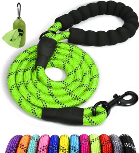 Taglory Rope Dog Leash for Small Medium Dogs, 6 FT Padded Handle by Taglory