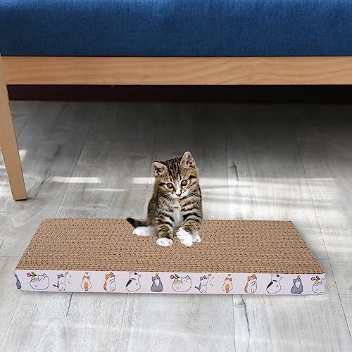 8 Packs cat Scratch pad Toys Reversible cat Scratching Post Cardboard cat - Image 6