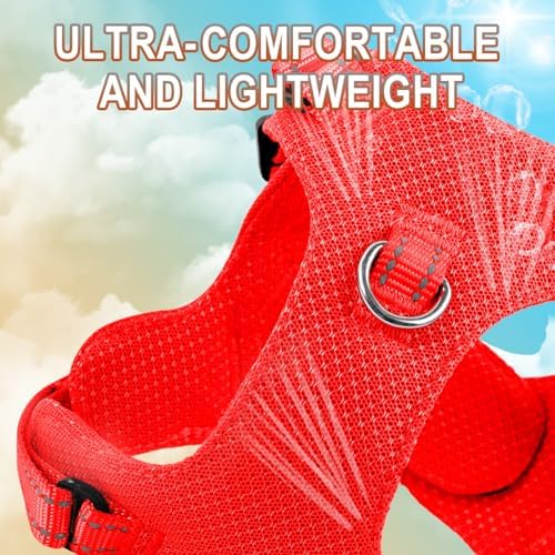 Dog Harness Step in Dog Vest Harness, Reflective Adjustable Puppy No Pull - Image 2