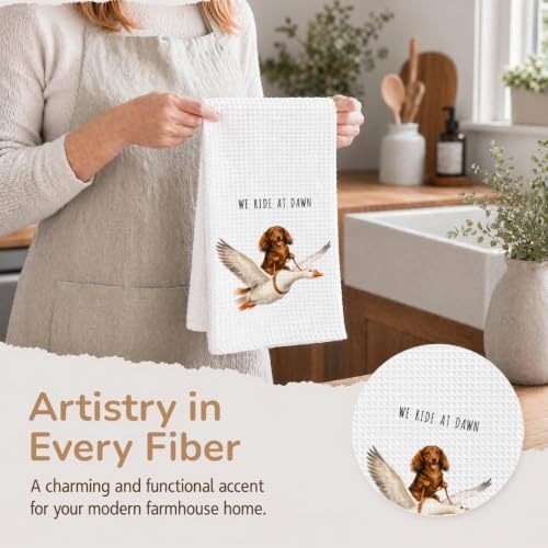Long Haired Dachshund Kitchen Towels, Cute Towel - Image 4
