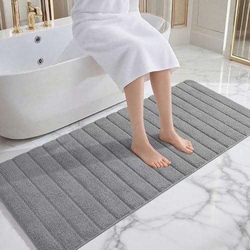 AROGAN Luxury Long Bathroom Runner Rugs 24x60 Inch Bath Rug Non Slip - Image 3