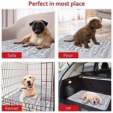 Moonsea Dog Crate Mat 2 Pack, Soft Bed Mat - Image 6