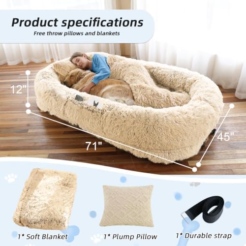 WROS Human Dog Bed for Adult - Image 6
