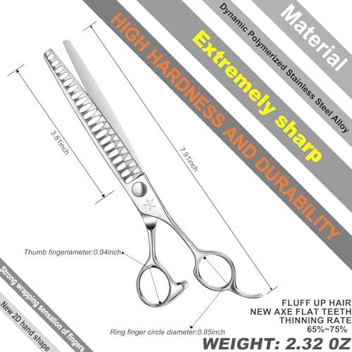 High-end Professional Dog Grooming Thinning Scissors Teeth Cutting Blending - Image 2