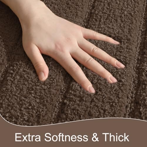 AROGAN Luxury Long Bathroom Rugs Runner 24x48 Inch Bath Rug Non Slip - Image 4