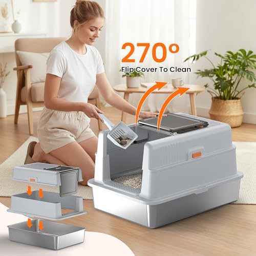 XXXXL Stainless Steel Litter Box - Image 6