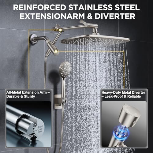 Veken Starlight 11.8" High Pressure Shower Head - Image 2