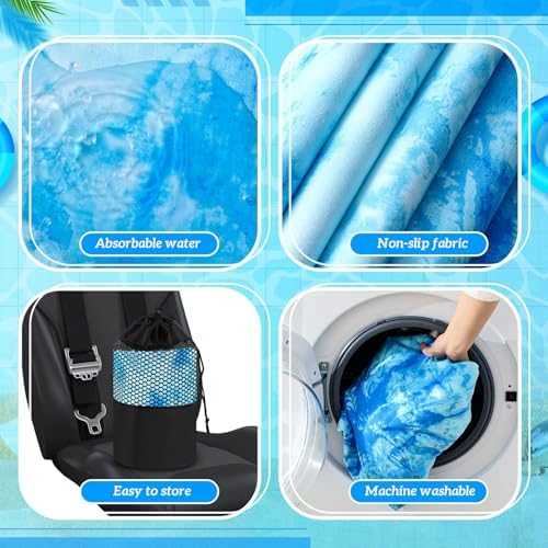 Hahafelt 2 Pack Car Seat Towel Cover - Image 3