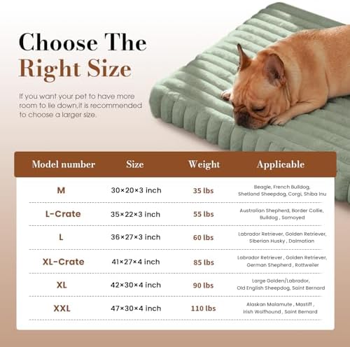 Large Orthopedic Dog Crate Bed - Image 6