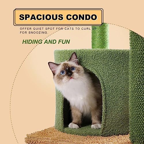 MUTTROS Cactus Cat Tree, Cat Scratching Post - Image 3