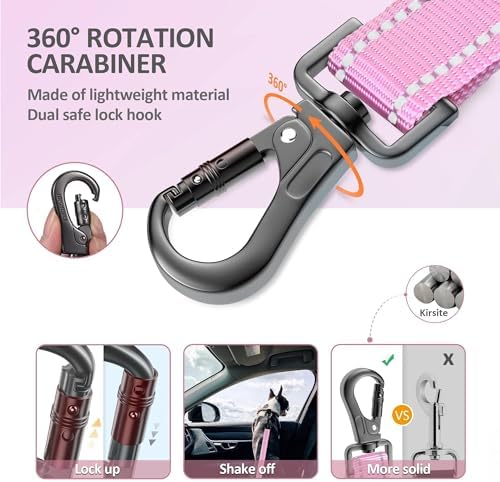 IOKHEIRA Dog Seat Belt 3-in-1 Car Harness - Image 3