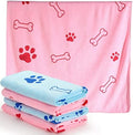 Chumia 4 Pcs Dog Towels for Drying Dog Puppy Bulk Microfiber Absorbent Paw by Chumia