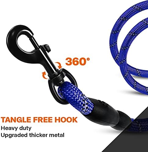 Taglory Rope Dog Leash for Small Medium Dogs, 4 FT Padded Handle - Image 6