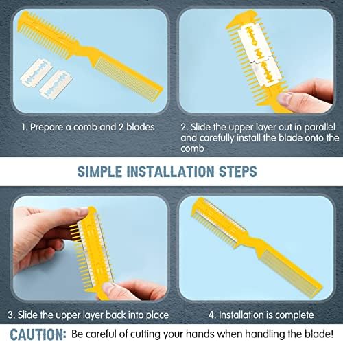 Yinkin 5 Pcs Dog Razor Comb - Image 3
