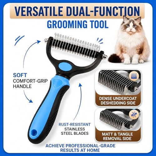 2-in-1 Double-Sided Pet Grooming Comb - Image 6