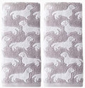 SKL Home Dog Hand Towel Set-2pc, 100% Cotton, Reversible by SKLHomebySaturdayKnightLtd