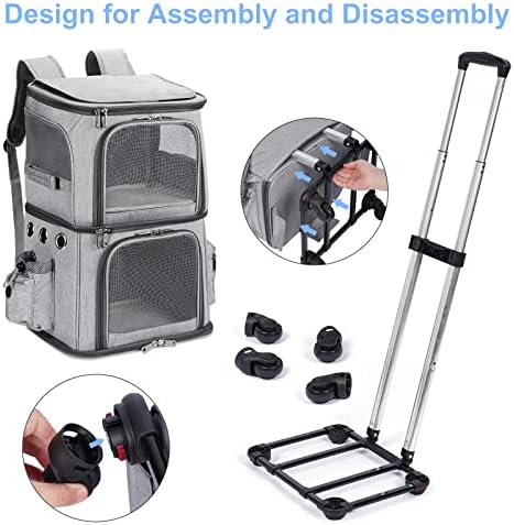 Double-Compartment Cat Carrier Backpack - Image 6
