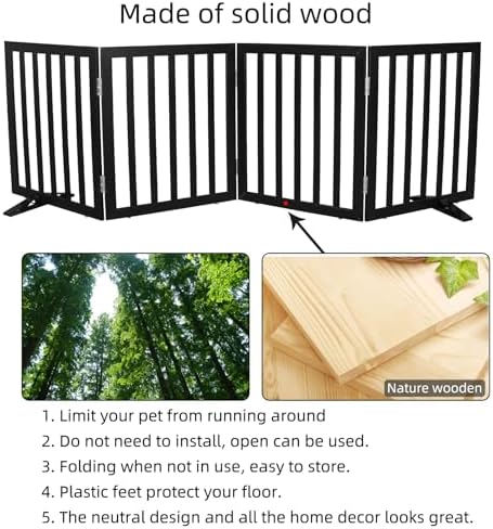 ZJSF Freestanding Indoor Dog Gate - Image 6