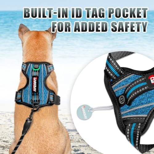 BARKBAY No Pull Dog Harness Large Step in Reflective Dog Harness - Image 2