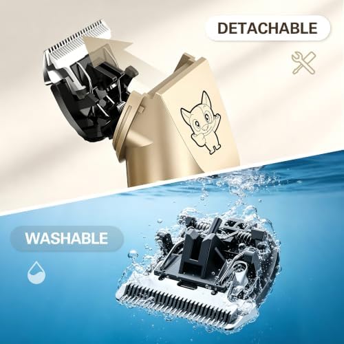 Highdas Dog Clippers for Grooming Low Noise, Cordless Electric Dog Grooming Kit - Image 6
