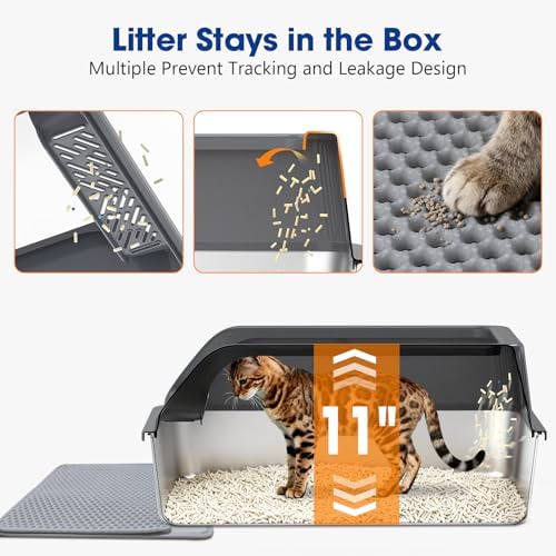 Stainless Steel Cat Litter Box - Image 3
