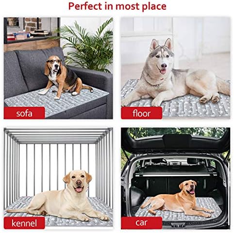 Dog Crate Mat 2 Pack, Soft Dog Bed Pad Mat - Image 6