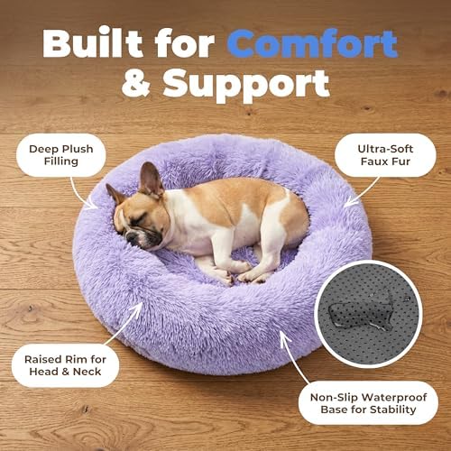 Best Pet Supplies Round Calming Dog Bed - Image 3