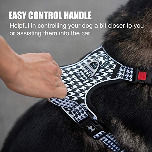 PoyPet Plaid Dog Harness Medium, No Pull Vest - Image 5