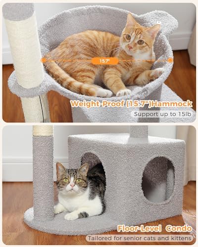 MUTTROS Cactus Cat Tree Cat Scratching Post 40" Cat Tower - Image 4