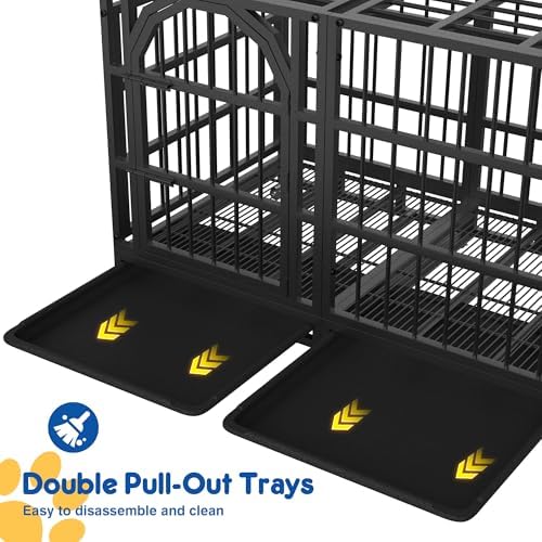 Asee'm 42 Inch Heavy Duty Dog Crate - Image 4