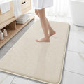 OLANLY Memory Foam Bathroom Runner Rugs 47x20, Absorbent Long Mat by OLANLY