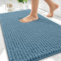 OLANLY Thick Chenille Absorbent Bathroom Rugs Mat 30x20, Airy Blue by OLANLY