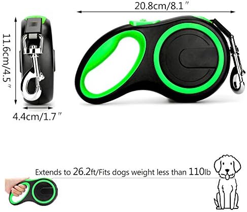 Segarty Retractable Dog Lead for Large Dogs, Pet Leash 26 Feet Long for Medium - Image 4