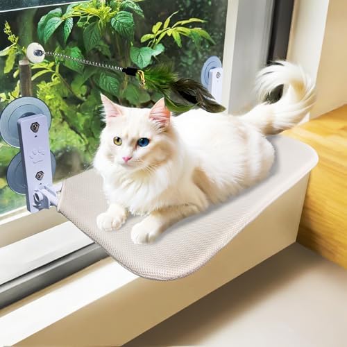 Cat Window Perch Seat Hammock, Foldable Hammock by ZBUQ